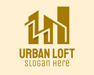 Gold Urban City  logo design