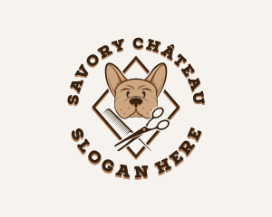 Dog Pet Grooming logo design