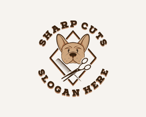 Dog Pet Grooming logo design