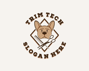 Dog Pet Grooming logo