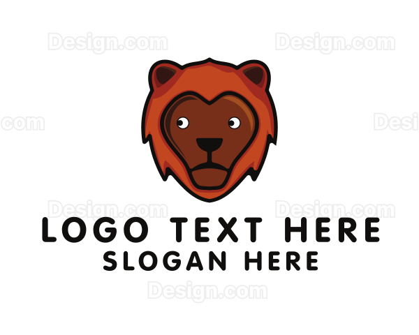 Lion Animal Safari Logo