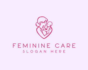 Parenting Mother Child logo design