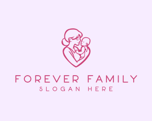 Parenting Mother Child logo design