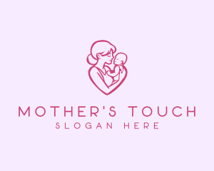 Parenting Mother Child logo design