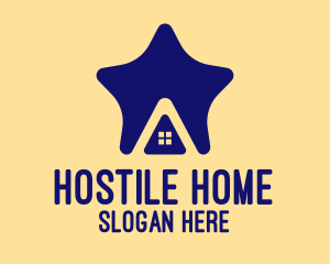 Purple Star Home logo design