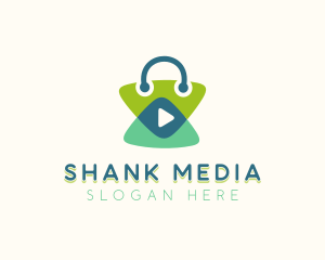 Media Player Bag logo design