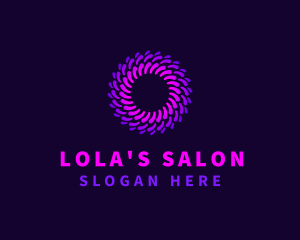 Organic Floral Salon  logo design