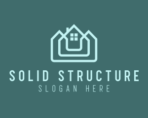 House Structure Unit  logo design