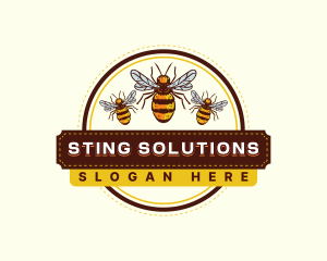 Bee Farm Bumblebee logo design