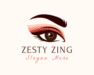 Feminine Eye Makeup Logo