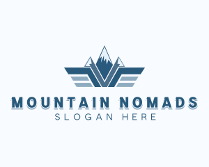 Himalayas Mountain Range logo design