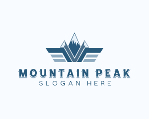 Himalayas Mountain Range logo design