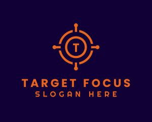 Focus Target Scope logo design