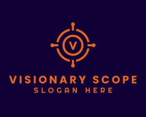 Focus Target Scope logo design