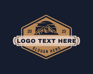 Rustic Mountain Hiking logo