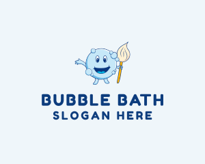 Bubble Mop Cleaner  logo design