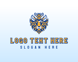 Wildlife Lion Beast logo