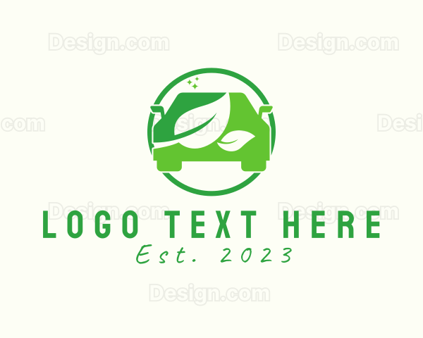 Eco Friendly Leaf Car Logo