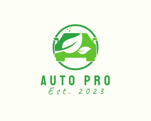 Eco Friendly Leaf Car  logo