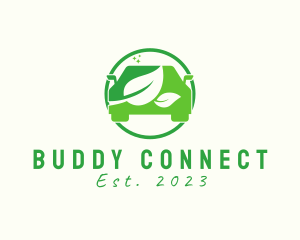 Eco Friendly Leaf Car  logo design