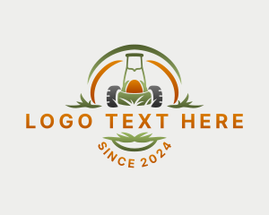 Grass Mowing Gardening logo