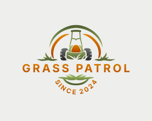 Grass Mowing Gardening logo