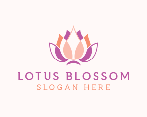 Lotus Flower Spa logo design