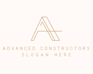 Elegant Letter A Company logo design