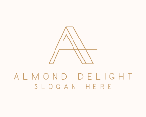 Elegant Letter A Company logo design