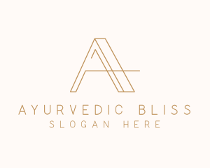 Elegant Letter A Company logo design