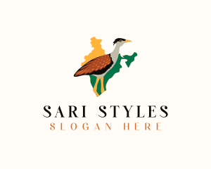 India Bustard Bird logo