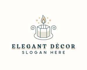 Candle Decor Souvenir logo design