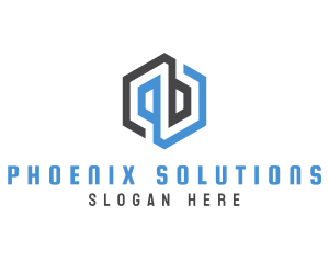 Industrial Hexagon Business logo design