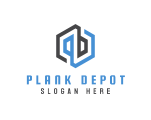 Industrial Hexagon Business logo design