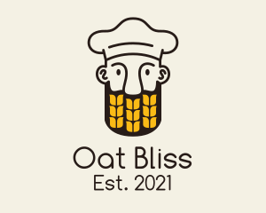 Wheat Beard Baker logo design