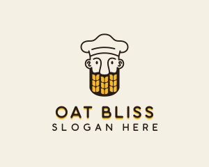 Wheat Beard Baker logo design