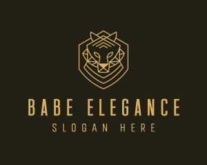 Elegant Tiger Crest logo design