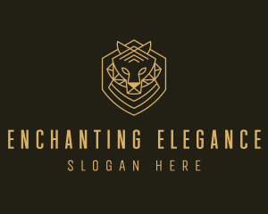 Elegant Tiger Crest logo design