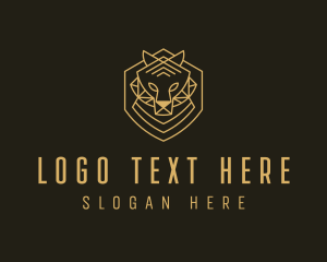 Tiger - Elegant Tiger Crest logo design