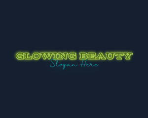 Modern Neon Glow Business Logo