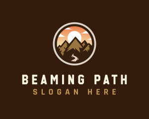 Mountain Adventure Traveler logo design