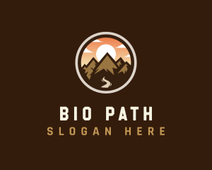 Mountain Adventure Traveler logo design