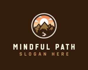 Mountain Adventure Traveler logo design