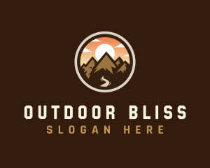 Mountain Adventure Traveler logo design