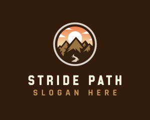 Mountain Adventure Traveler logo design