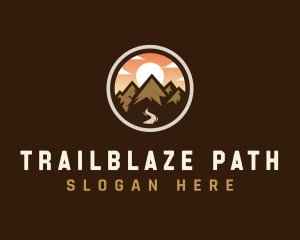 Mountain Adventure Traveler logo design