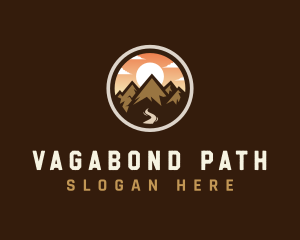 Mountain Adventure Traveler logo design