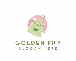 Cute Cooking Apron logo design