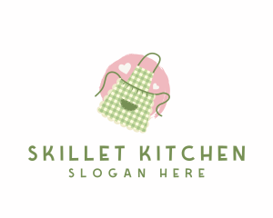 Cute Cooking Apron logo design