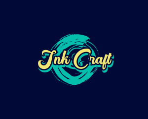 Graffiti Ink Paint logo design